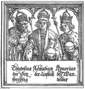 Triumphal Arch (detail) — Albrecht Dürer