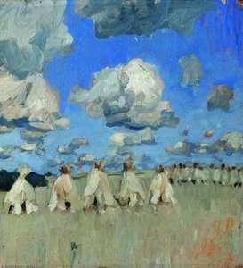 Haystacks — Isaak Ilyich Levitan