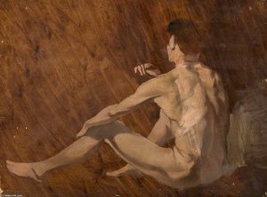 An Evening's Work By The Model From Palette — William Etty