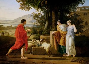 Jacob With The Daughters Of Laban
