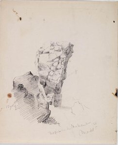 Pulpit Rock Near Nahant — Thomas Cole
