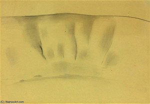 Grey Wash Forms — Georgia O'keeffe
