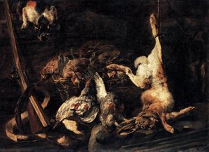 Game And Hunting Gear Discovered By A Cat — Jan Fyt (joannes Fijt)
