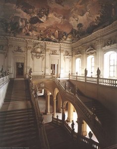 Stairwell Seen From The Gallery, Looking South-east — Giambattista Tiepolo, Baroque Rococo
