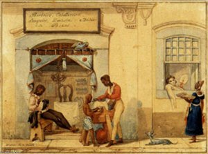 Barberos Tienda — Jean-baptiste Debret