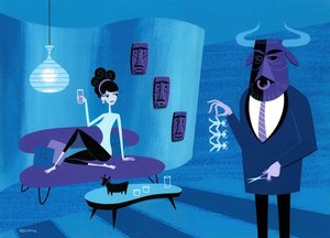 The Cutter — Josh Agle (shag)