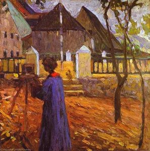 Gabriele Munter Painting — Wassily Wassilyevich Kandinsky, Expressionism