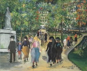 The Luxembourg Gardens — Maurice Utrillo