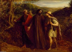Christ's Appearance To The Two Disciples Journeying To Emmaus