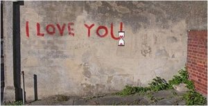 I Love You — Banksy