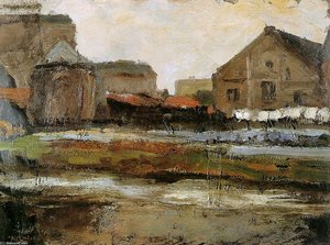 Schinkelbuurtje Sun — Piet Mondrian, Impressionism