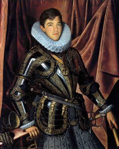 Portrait Of Felipe Manuel, Prince Of Savoya — Juan Pantoja De La Cruz, Baroque