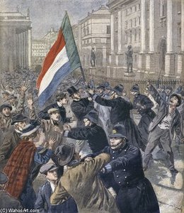 Ireland, Demonstration Against Chamberlain