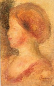 Portrait Of A Young Girl — Pierre-auguste Renoir, Impressionism