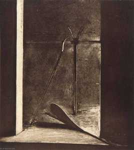 Untitled (interior Site Rust Ink), From The Portfolio Revisited — Nathan Oliveira