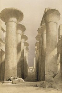 Great Hall At Karnac, Thebes — David Roberts