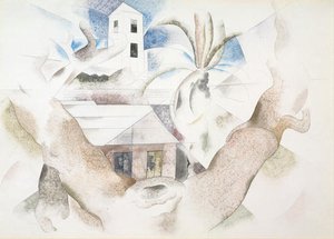 Bermuda Number 1, Tree And House — Charles Demuth