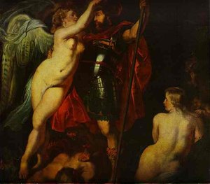 El Campeón De La Virtud (marte), Coronado Por La Diosa De La Victoria — Pedro Pablo Rubens