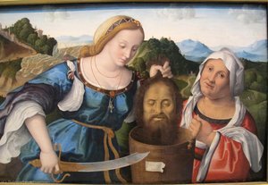 Giuditta with the head of oloferne