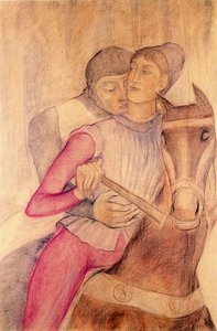 Lahire And Young Ogier De Beauseant — Balthus