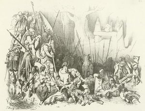 Druid Worship - A Human Sacrifice — Paul Gustave Doré