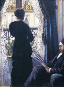 Interior, Woman At The Window — Gustave Caillebotte
