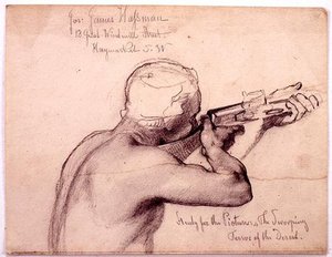 An Arab With A Musket — Carl Haag