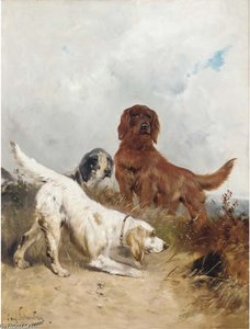 Setters On The Scent — Henry Schouten