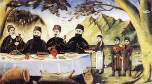 Feast At Gvimradze — Niko Pirosmani