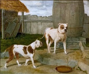 Crib And Rosa By A Barrel