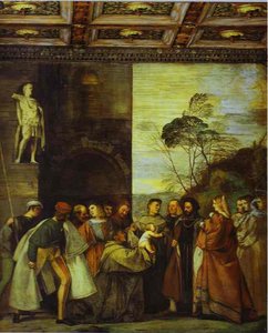 The Miracle Of The Newborn Child — Titian