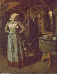 Young Woman In The Atelier