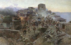 Sturm Aul Gimry — François Flameng