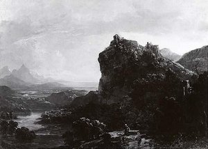 Classical Landscape, (painting) — Asher Brown Durand