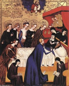 The Death Of St. Clare — Master Of Heiligenkreuz, International Gothic