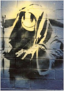 Smiley Grim Reaper — Banksy