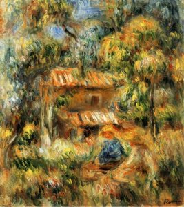 Cagnes Landscape 9 — Pierre-auguste Renoir, Impressionist Landscape
