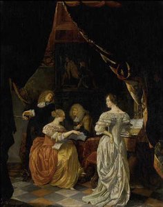 Le Concert La Leçon de musique (sur le cahier d'inventaire)