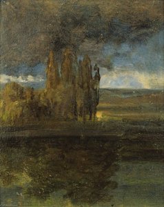 View Over The Elbe And The „der Bär“ Bastion — Johan Christian Claussen Dahl