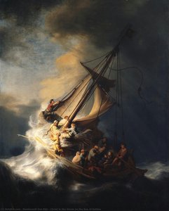 Christ In The Storm On The Sea Of Galilee — Rembrandt Van Rijn, Baroque