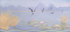 Bevy Of Swans (detail) (part 5 Of 8) — Anne Toms