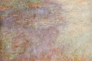 Water-lillies Pond (left Half) — Claude Monet, Impressionism