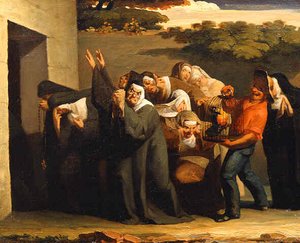 Vert Vert The Nuns Parrot — Jean-françois Millet, Realism