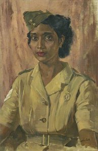 Company Quartermaster, Sergeant Van Omoheusen Of The Auxiliary Territorial Service, Ceylon — Leslie Cole