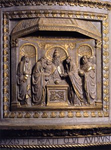 Pulpit (detail) — Filippo Brunelleschi, Renaissance