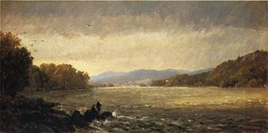 A View Upstream — Jasper Francis Cropsey