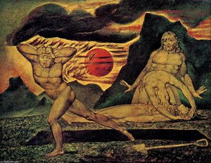 The Body Of Abel Found By Adam ^ Eve — William Blake, Romantic Symbolism