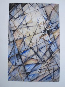 Russian Rayonist Composition — Mikhail Fiodorovich Larionov