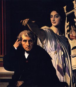 Cherubini mit der Muse der lyrischen Poesie