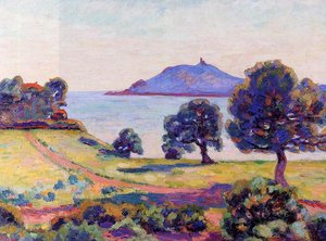 Agay, The Chateau And The Signal Tower — Ferdinand Guillaumin